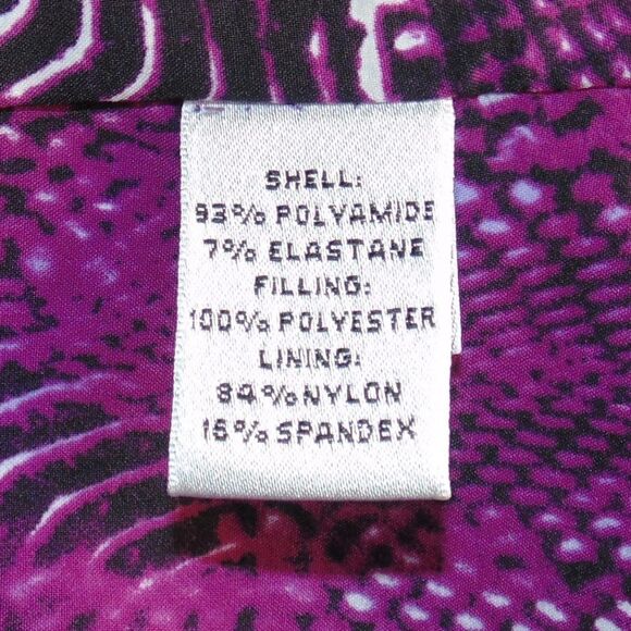 ST.JOHN SPORT Vest, L, Purple Quilted, Big Collar Zipper, Pockets - Picture 15 of 16